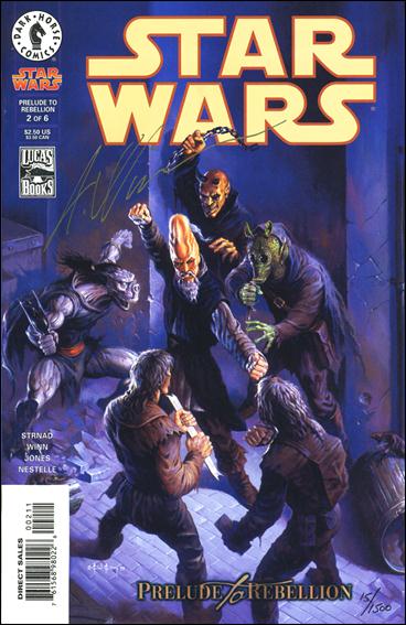 Star Wars/Star Wars Republic issue 2-C DF Standard Cover (Signed by A. Winn) 1/1500