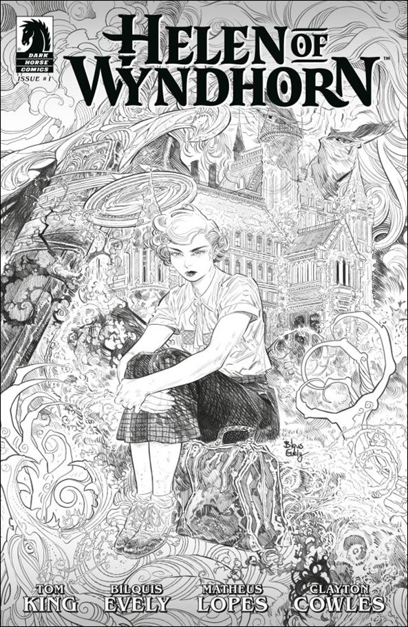 Helen of Wyndhorn issue 1-H Bilquis Evely Black and White Cover (2nd Printing)