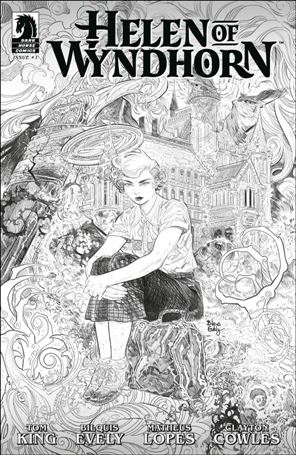 Helen of Wyndhorn issue 1-H Bilquis Evely Black and White Cover (2nd Printing)
