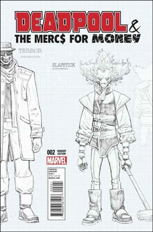 Deadpool & the Mercs for Money (2016/04) issue 2-D Mike Hawthorne 1:20 Design Cover
