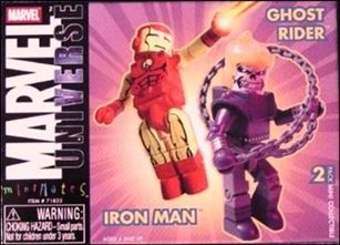 Marvel Minimates figure 16 Iron Man and Ghost Rider