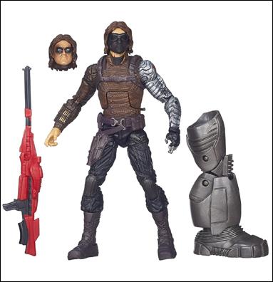 Marvel Legends Infinite: Captain America (Mandroid Series) figure 7-B Winter Soldier (Movie) Loose