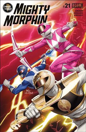 Mighty Morphin issue 21 InHyuk Lee Cover