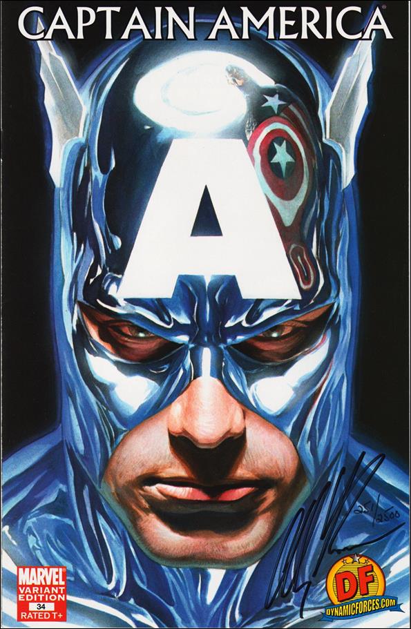 Captain America (2005) issue 34-D Dynamic Forces (Signed by Alex Ross) 1/2500