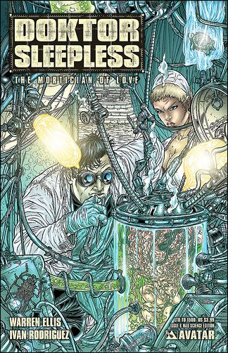Doktor Sleepless issue 6-D Mad Science Cover