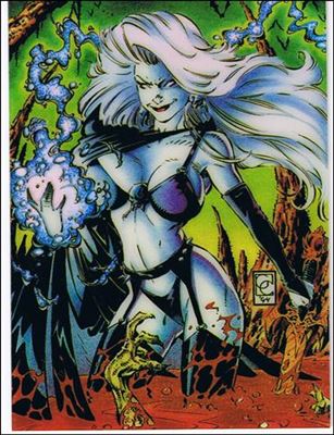 Lady Death All Chromium (Holochrome Subset) card 4
