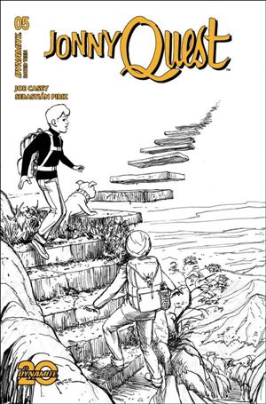 Jonny Quest (2024) issue 5-F Richard Pace B&W 1:10 Cardstock Cover