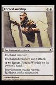 Magic the Gathering: New Phyrexia card 11 Forced Worship