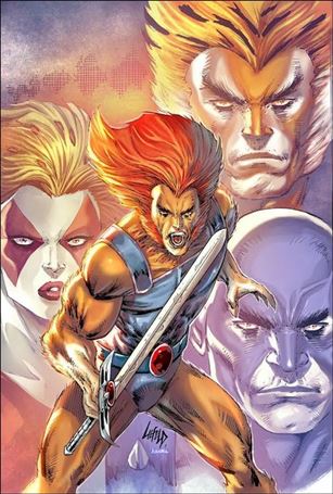 Thundercats (2024) issue 1-ZH Rob Liefeld FOC Virgin 1:10 Cover