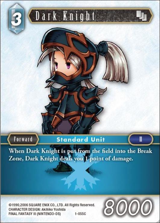 Final Fantasy Trading Card Game: Opus I (Base Set) card 055C Dark Knight