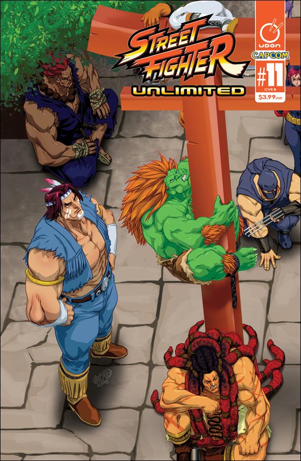 Street Fighter Unlimited issue 11-B Jeffrey "Chamba" Cruz Ultra Jam Cover