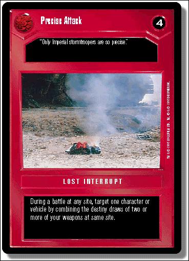 Star Wars: Premiere Limited (Base Set) card 94 Precise Attack