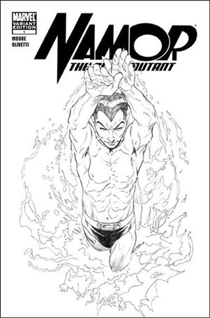 Namor: The First Mutant issue 1-C Joe Quesada Sketch Cover