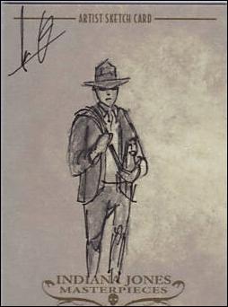 Indiana Jones Masterpieces (Sketchcard Subset) card Jeff Booth-C Indiana Jones III