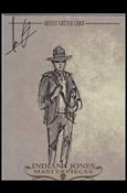 Indiana Jones Masterpieces (Sketchcard Subset) card Jeff Booth-C Indiana Jones III