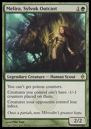 Magic the Gathering: New Phyrexia card 115 Melira, Sylvok Outcast
