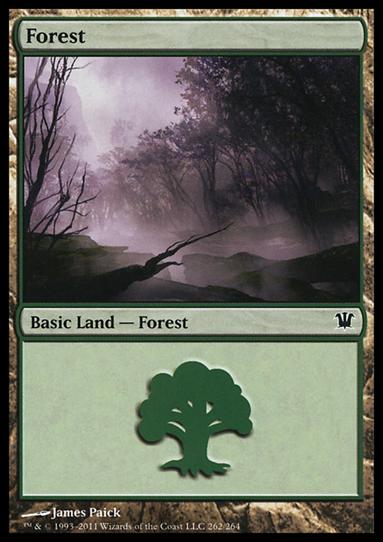 Magic the Gathering: Innistrad (Base Set) card 262 Forest