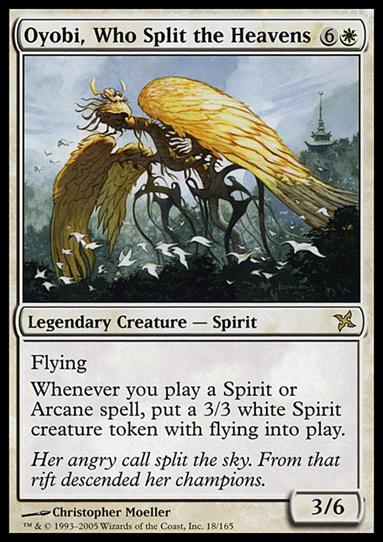 Magic the Gathering: Betrayers of Kamigawa (Base Set) card 18 Oyobi, Who Split the Heavens