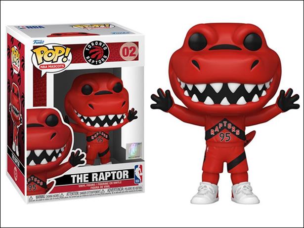 Pop! NBA Mascots figure 2 The Raptor