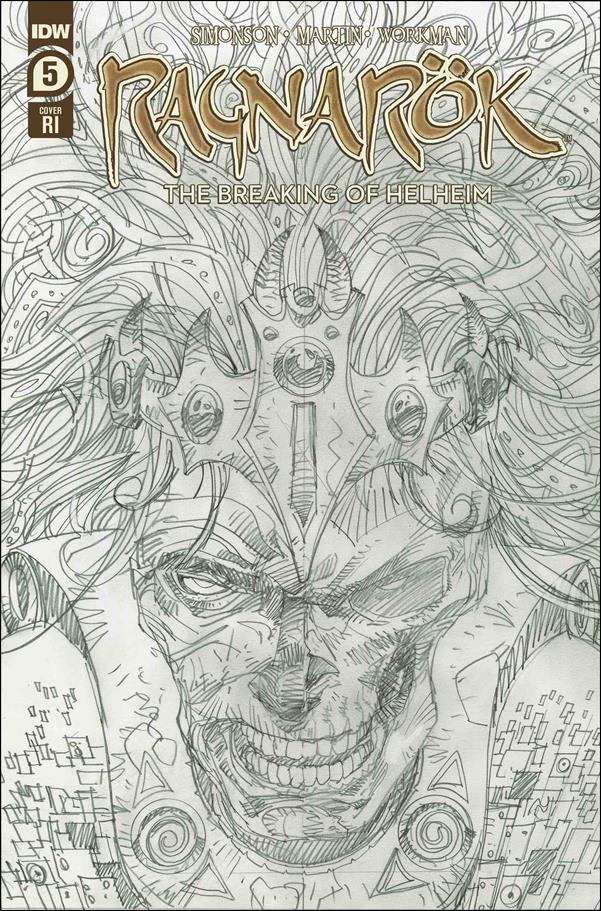 Ragnarok: The Breaking of Helheim issue 5-B 1:10 Black & White Cover