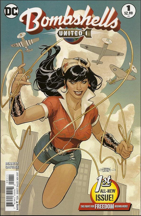 Bombshells United issue 1 Terry and Rachel Dodson Cover