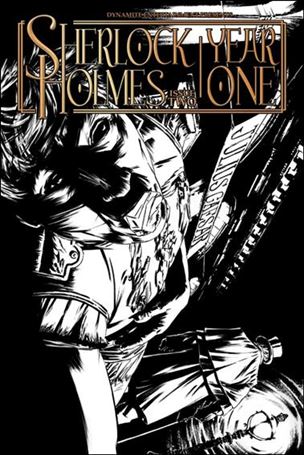 Sherlock Holmes: Year One issue 2-E Aaron Campbell 1:15 Black and White Cover