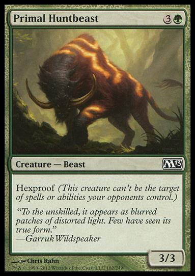 Magic the Gathering: 2013 Core Set (Base Set) card 182 Primal Huntbeast