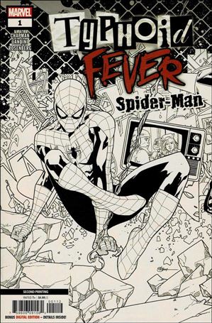 Typhoid Fever: Spider-Man issue 1-E R. B. Silva Black and White Cover (2nd Printing )