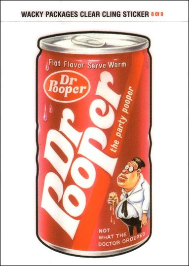 Wacky Packages All-New: Series 2 (Cling Subset)  card 8 Dr Pooper