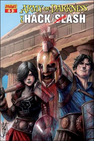 Army of Darkness vs. Hack/Slash issue 5 Stefano Caselli Cover 