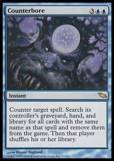 Magic the Gathering: Shadowmoor (Base Set) card 33 Counterbore
