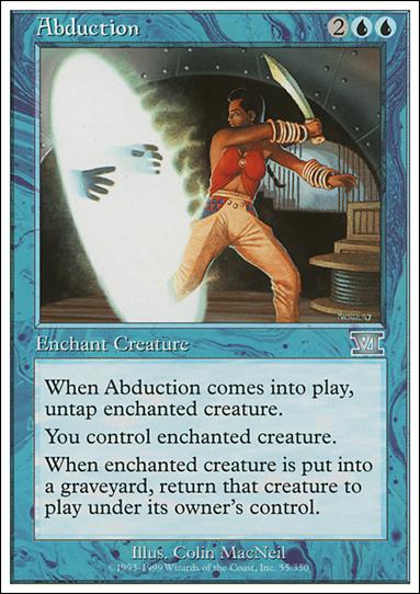 Magic the Gathering: 6th Edition (Base Set) card 55 Abduction