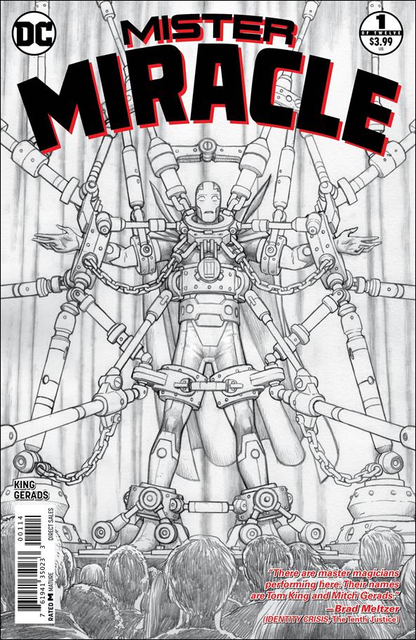 Mister Miracle (2017) issue 1-E Nick Derington Sketch Cover (4th Printing)