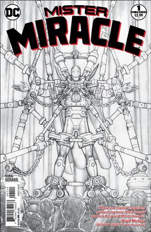 Mister Miracle (2017) issue 1-E Nick Derington Sketch Cover (4th Printing)