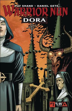 Warrior Nun Dora issue 1-B Daniel Gete Wraparound Cover