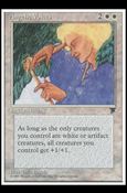 Magic the Gathering: Chronicles (Base Set) card 3 Angelic Voices