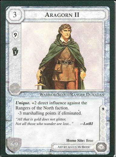 Middle-Earth: The Wizards (Base Set) card 24 Aragorn II