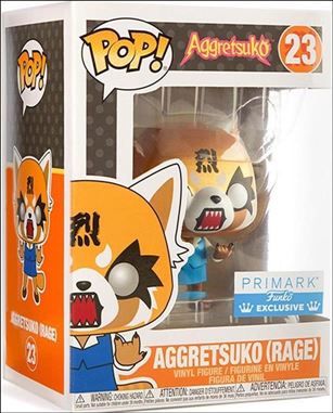POP! Sanrio figure 23-C Aggretsuko (Rage) (Metallic) Primark