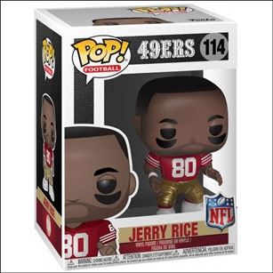 Pop! Football (NFL) figure 114 Jerry Rice
