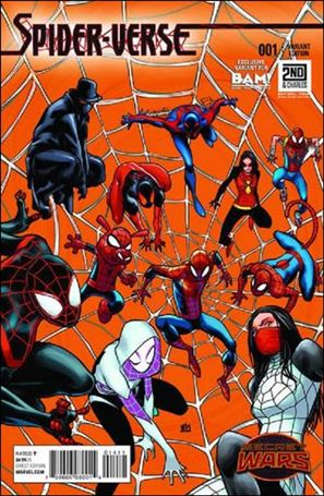 Spider-Verse (2015/07)  issue 1-D Unbagged Books-A-Million / 2nd & Charles Cover