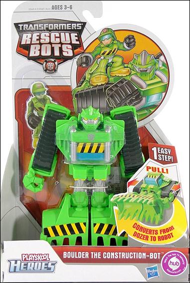 Transformers Rescue Bots (Transforming) figure 6 Boulder the Construction-Bot