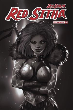 Red Sonja: Red Sitha issue 2-I Leirix Li 1:7 Black & White Cover
