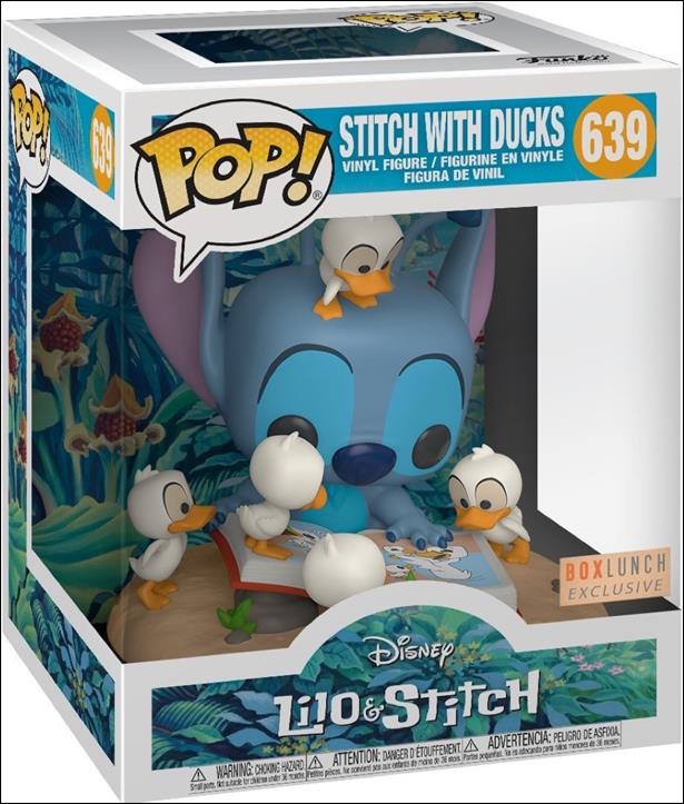 POP! Disney figure 639 Stitch With Ducks BoxLunch Exclusive