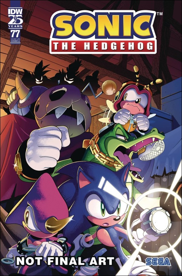 Sonic the Hedgehog (2018) issue 77 Adam Bryce Thomas Cover