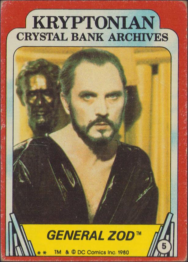 Superman II (Movie) (Base Set) card 5 General Zod