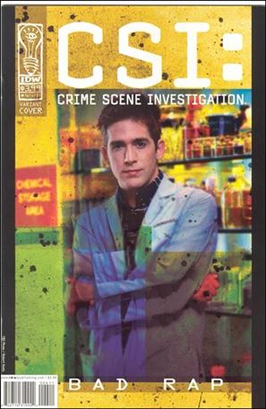 CSI: Crime Scene Investigation-Bad Rap issue 4-B Black Border Cover