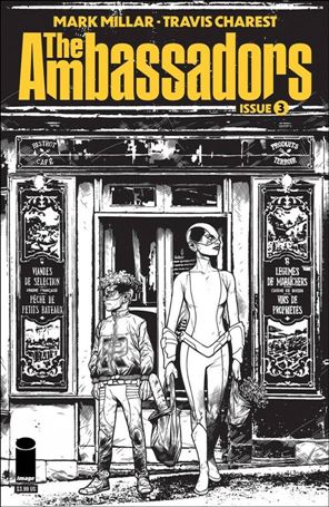 Ambassadors issue 3-B Travis Charest Doorway B&W Cover