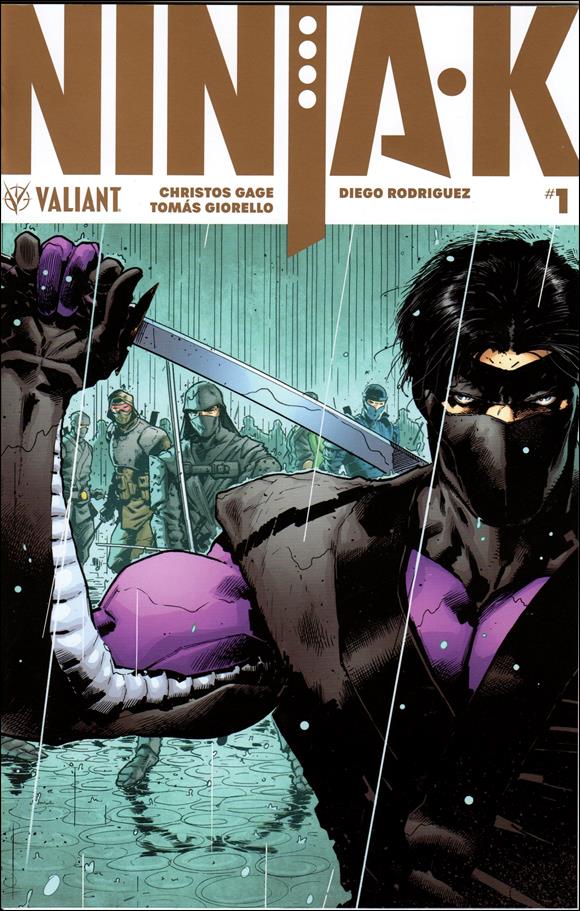Ninja-K issue 1-H Trevor Hairsine Gold Cover