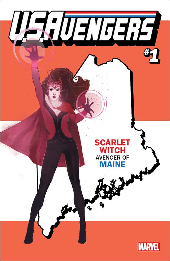 U.S.Avengers issue 1-MT Rod Reis Maine Cover