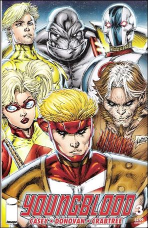 Youngblood (2008) issue 3-B Rob Liefeld Cover
